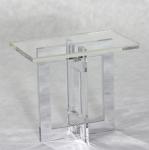 Horsman - Urban Environment for 16" dolls - Contemporary End Table with Mirror Base. L4.75" X W3" X H4.25" (Perfectly Scaled for Vita and most 16" Fashion Dolls) Some Assembly Required.